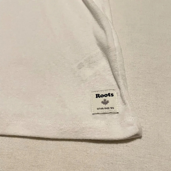 Roots Womens Varsity Chic Tshirt Size XS Shirt - Picture 9 of 16